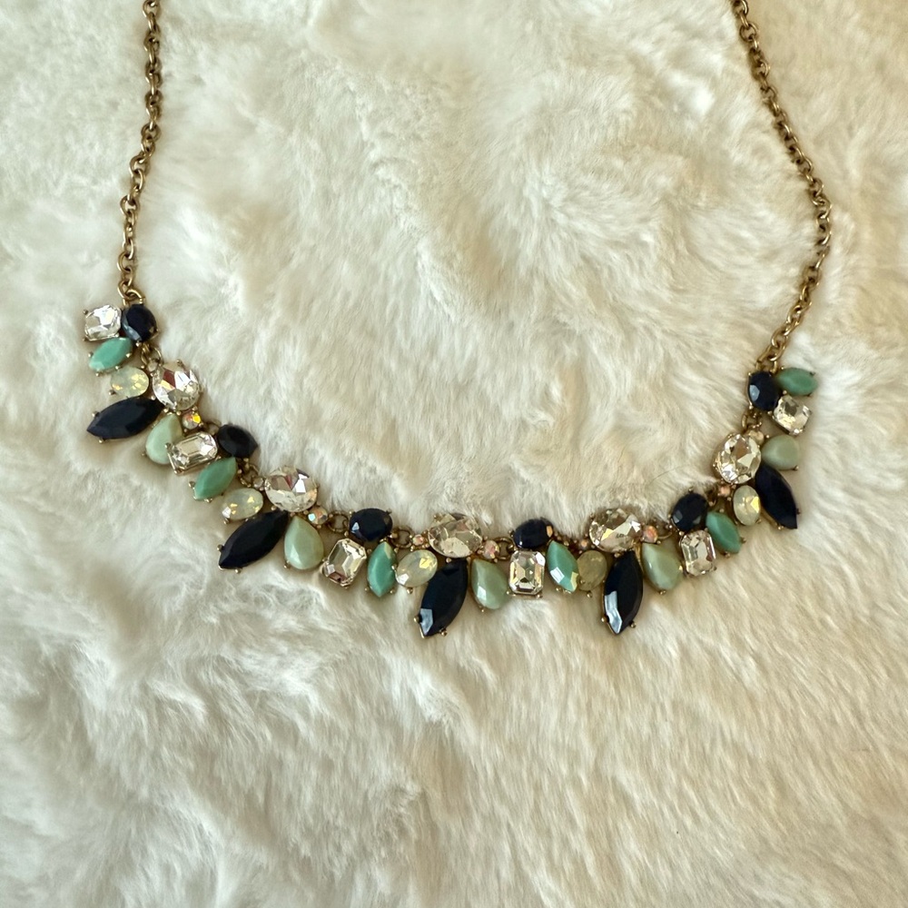 J Crew Multicolor Statement Necklace - image 1